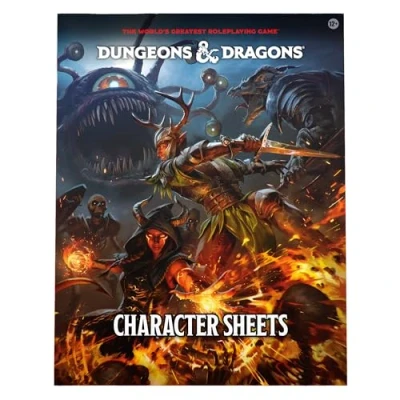 Immagine di 2024 Character Sheets (Dungeons &amp; Dragons Player Accessories) (Versione Inglese)