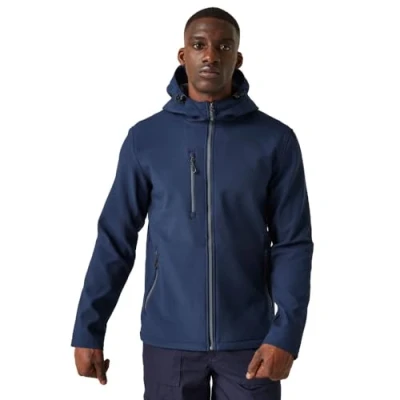 Immagine di Regatta Professionale Navigate Giacca Softshell Uomo, Nero/Verde, M