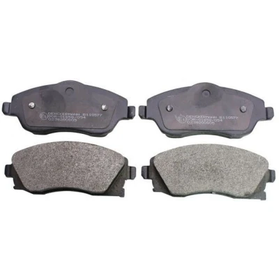 Immagine di DENCKERMANN B110577 Kit pastiglie freno Assale anteriore con segnalatore acustico usura OPEL: Corsa C Hatchback, Meriva A, Combo Van / Station Wagon