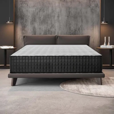 Immagine di Naturalex Titanium Materasso King Size 180x200 cm Memory e Lattice Multi Densità 30 Nano Particelle Purificanti in Titanio Sistema Correttivo Punti Di Pressione Antiaffossamento