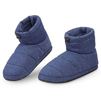 Immagine di DUNLOP Pantofole Uomo Invernali a Stivaletto per Casa Calda Memory Foam (42, Blu, numeric_42)