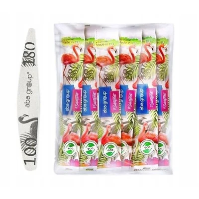 Immagine di Aba Group Lima per unghie 100/180 Wings Standard Flamingo, confezione sicura, professionale, set da 100 pezzi