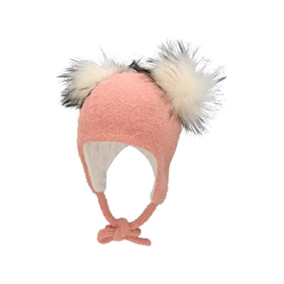Immagine di Sterntaler Inca Berretto con Pompon, Colore: Rosa, 53 Bambine e Ragazze