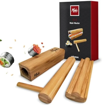 Immagine di mikamax Maki Master Sushi Maker Bambu Kit Set