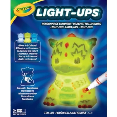 Immagine di CRAYOLA Illuminazioni: drago, lavabile, luce notturna a forma di colora, lava, ripetizione, batterie non incluse, per bambini dai 3 anni in su