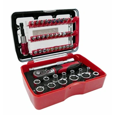 Immagine di Connex COXB973946 Set Inserti e Bussole Cricchetto, 46 Pezzi