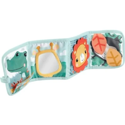 Immagine di Fisher Price Pannello Interattivo Tummy Time, Gioco sensoriale, 8 Pannelli con Immagini di Amici animaletti e Suoni per Tante attività Esplorare, Giocattolo Bambini, 0+ Anni, HML63