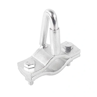 Immagine di Supporto per cavo rimorchio con occhiello universale zincato, ideale roulotte e rimorchi
