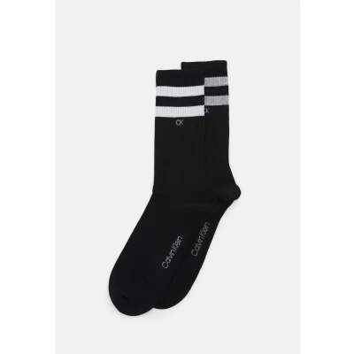 Immagine di Calzini Lunghi Calvin Klein Ck Men Sock 2p Stripes Nero 39 42
