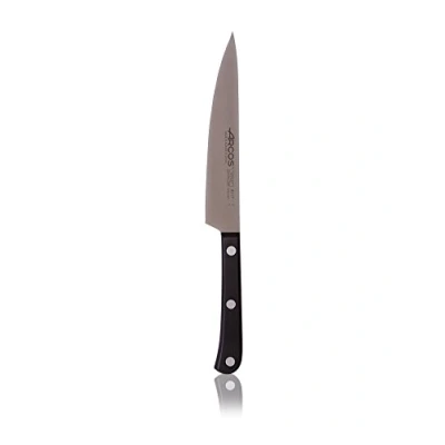 Immagine di Arcos Europa, Coltello da Chef, Acciaio Inossidabile NITRUM 150 mm, Manico POM, Colore Nero