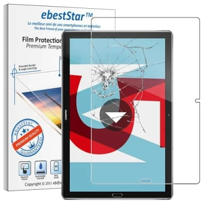 Immagine di ebestStar Vetro Temperato compatibile con Huawei MediaPad M5 10.8 Protezione Schermo Pellicola, anti shock rottura graffio [M5 10.8: 258.7 x 171.8 7.3mm, 10.8&#039;&#039;]