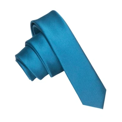 Immagine di JEMYGINS Cravatta Uomo Blu 2 in Seta Multicolore Extra Fini 4CM