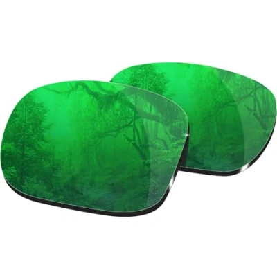 Immagine di HiCycle2 Lenti polarizzate di ricambio ispessite per occhiali da sole Oakley Holbrook Opzioni multiple, Verde, nothing