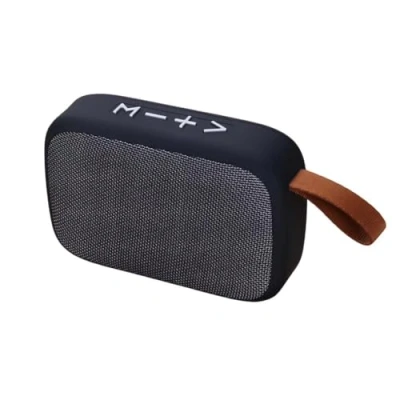 Immagine di DIGIQUEST Casse senza fili con Lettore mp3, Radio FM, Microfono, Slot micro SD, USB, Potenza 3w. BAG in semiltessuto colore nero e grigio