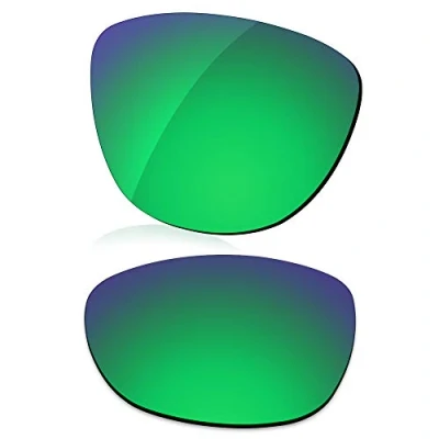 Immagine di LenzReborn Sostituzione Lente Polarizzata per Occhiali Da Sole Oakley Frogskins OO9013 Più opzioni, Verde prato Polarizzato a specchio, Taglia unica