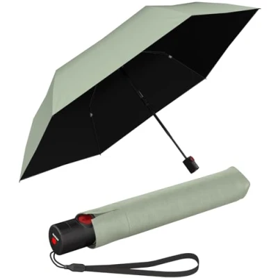 Immagine di Knirps Ombrello tascabile Ultra U.200 Medium Duomatic On To Automatico Antitempesta Antivento, wasabi con protezione dai raggi UV e dal calore, 95 cm