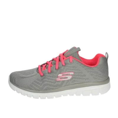 Immagine di Skechers Graceful Get Connected, Sneaker Donna, Grigio Gray Mesh Coral Trim, 39 EU