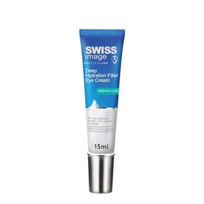 Immagine di Swiss Image Deep Hydration Eye Filler, crema arricchita con niacinamide, per un&#039;idratazione profonda e riduce le occhiaie, tutti i tipi di pelle, 15 ml