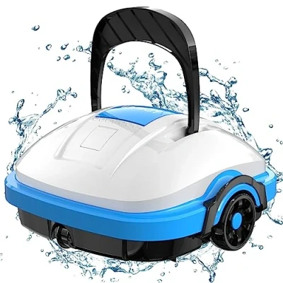 Immagine di WYBOT Aspirapolvere per Piscina con Doppio Motore, parcheggio autonomo, Forte aspirazione Robot da Incasso Fino a 50 m² (Osprey 200)
