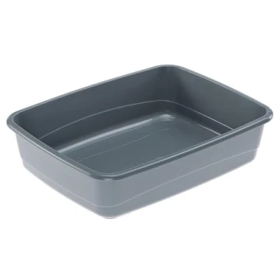 Immagine di Ferplast Lettiera Gatto, Toilette per Gatti Aperta, con Bordi Alti, 46,5 x 35,5 h 11,5 cm, NIP 10 Animali Domestici, Vari Colori