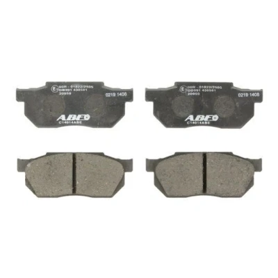 Immagine di ABE C14014ABE Kit pastiglie freno Assale anteriore con segnalatore acustico usura HONDA: CIVIC V Hatchback, 5 Stufenheck, 4 Hatchback