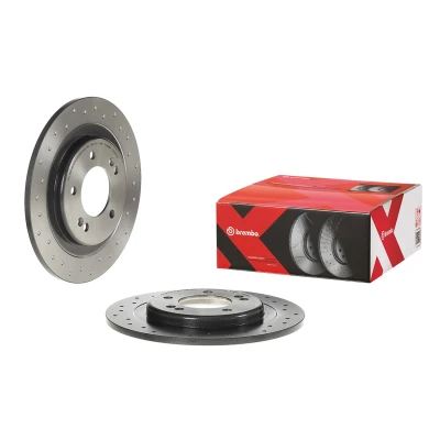 Immagine di BREMBO 08.C250.1X Disco freno 284 10 5 forato, pieno rivestito ad alto tenore di carbonio con bulloni/viti KIA: cee‘d II Hatchback
