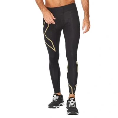 Immagine di Leggings Lunghi 2XU Light Speed Compression Tg. L Nero per Uomo Comfort e Supporto Ottimali la Corsa