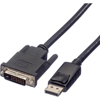 Immagine di Roline Displayport Cavo Spina DisplayPort, DVI D 24+1pol. 2.00 m Nero 11.04.5772 Schermato