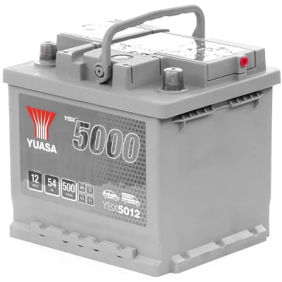 Immagine di Yuasa YBX5012 Batteria di avviamento ad alte prestazioni, argento