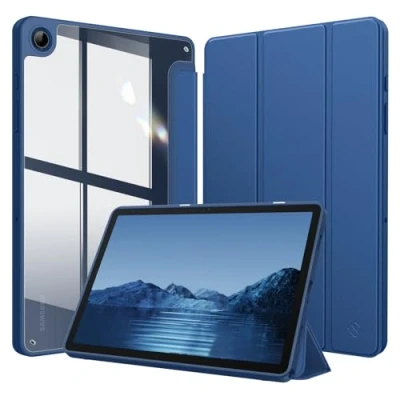 Immagine di FINTIE Custodia per Samsung Galaxy Tab A9+ 11 Pollici 2023, Antiurto Sottile Case Posteriore Trasparente Cover con Auto Sveglia/Sonno A9 Plus (SM X210/X216/X218), Navy