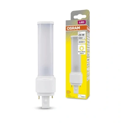 Immagine di OSRAM 4058075558601 LED (monocolore) ERP E (A G) G24d 3 10 W = 26 Bianco neutro (Ø x L) 34 mm 171 1 pz.
