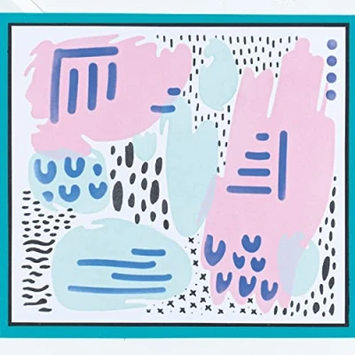 Immagine di Sizzix Stencil a strati 4PK Abstract Marks di Lisa Jones