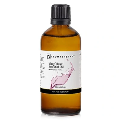 Immagine di n2 Aromatherapy Olio Essenziale di Ylang 100ml Puro e Naturale per Aromaterapia, Umidificatori Diffusori