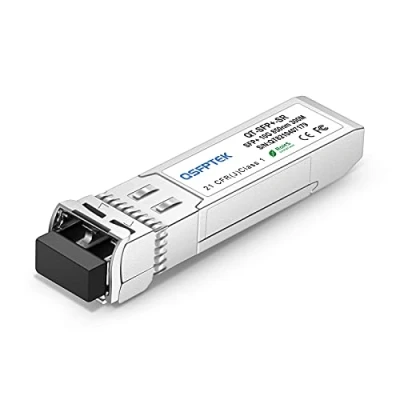Immagine di QSFPTEK 10G SFP+ Modulo 850nm 300M LC Multimodale Mini Gbic 10GBASE SR Transceiver per Juniper EX SFP 10GE SR/QFX SR/SFPP