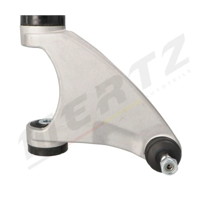Immagine di MERTZ M S0470 Braccio oscillante, Sospensione ruota con supporto/cuscinetto Assale anteriore Dx, Superiore trasversale oscillante Alluminio