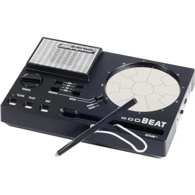 Immagine di Stylophone Beat Compact Stylus Drum Machine 4 kit di batteria e suoni bassi Macchina ritmica Maker Loop