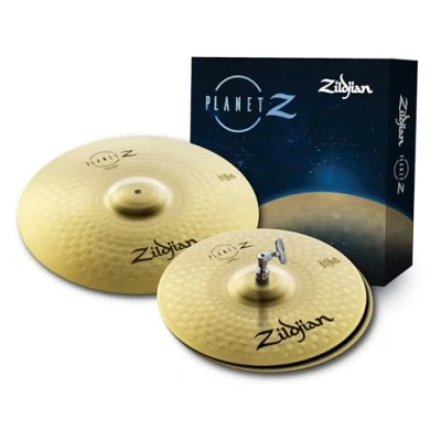Immagine di Zildjian ZP1418 Planet Z Series Fundamental Cymbal Set 14&quot;H and 18&quot;C, Nuovo Modello