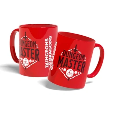 Immagine di Konix Dungeons &amp; Dragons Tazza in ceramica 320 ml Motivo Master Rosso