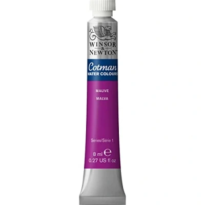 Immagine di Winsor &amp; Newton Cotman 8840104 Pittura ad acquerello, colori vivaci di alta qualità con ottime caratteristiche lavorazione, tubo da 8 ml, colore malva
