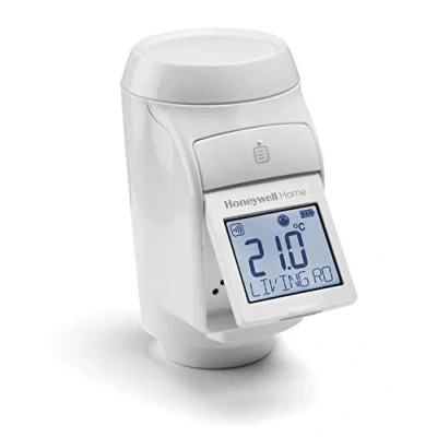 Immagine di Honeywell Home THR92H1002 evohome Testina del controller radiatore wireless per il Regno Unito, bianco