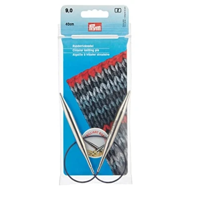 Immagine di Prym Ferri circolari MS 40 cm 9,00 mm argento, Ottone, 9,0