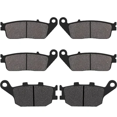 Immagine di Yerbay Pastiglie freni Anteriore/Posteriore kit per Honda CB 600 F Hornet (98 06)/ CBF N/S (04 09) (Non ABS) SA NA (ABS) 06)/CBF 1000 (06 15)