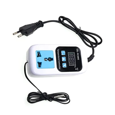 Immagine di PURPLLE XK W2001 Regolatore di Temperatura Digitale Presa AC 110 220V Termostato con Sensore NTC Spina UE