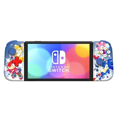 Immagine di HORI Split Pad Compact (Sonic) Controller Ergonomico Portatile per Nintendo Switch e OLED Licenza Ufficiale