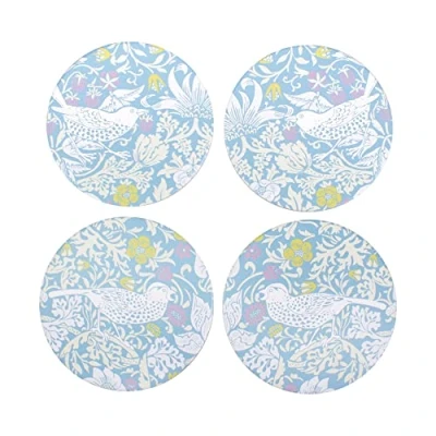 Immagine di Half Moon Bay William Morris Set di 4 sottobicchieri Ladro fragole