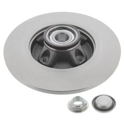Immagine di MAPCO 15340 Disco freno Assale posteriore 268 12 4 pieno con cuscinetto ruota, anello sensore ABS CITROËN: C4 Picasso 1, I Grand