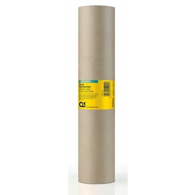 Immagine di Q1 Rotolo di carta per mascheratura, 50 m, fogli protezione multidimensione, sigillante vernice qualità (30 cm x m)