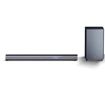 Immagine di Sharp HT SBW460, 3.1 Dolby Atmos Soundbar con subwoofer wireless, Bluetooth, esperienza 4K, HDMI ARC/CEC e 560 W di potenza totale, Nero