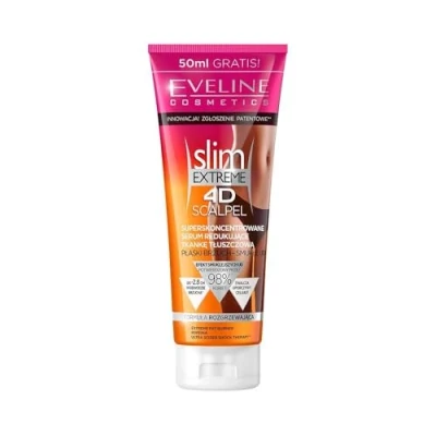 Immagine di Eveline Cosmetics Slim Extreme 4D Siero Super Concentrato Riducente Grasso con Tecnologia SCALPEL SHAPE DESIGNER, Complesso di Caffeina Incapsulato in Liposomi 250ml