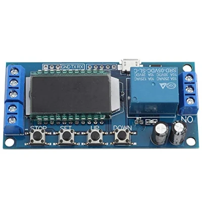 Immagine di Marhynchus Modulo temporizzatore componenti elettronici moduli Ciclo Trigger Ritardo Timer interruttore Circuito relè elettronico Spegnimento ritardato XY LJ02
